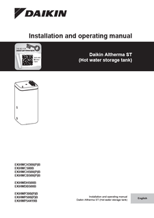 EKHWCH-PB,EKHWC-B,EKHWCB-B,EKHWCB-PB,EKHWDH-B,EKHWDB-B,EKHWP-B,EKHWP-PB_0081633099_Installation and operating manual_English download